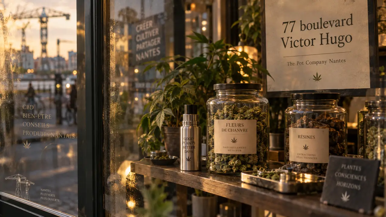 the pot company nantes, vitrine au 77 boulevard Victor Hugo